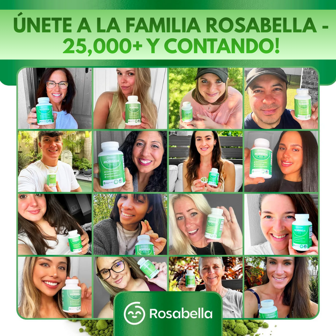 Rosabella Moringa®: Reactiva tu energía y recupera la ligereza de tu cuerpo.