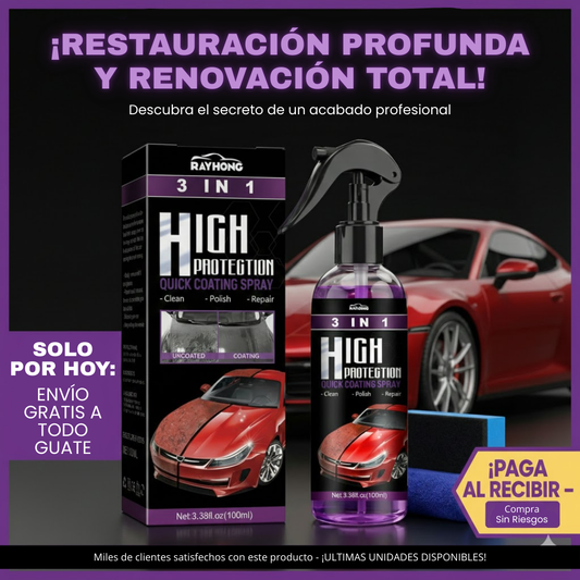 RENUEVA TU VEHÍCULO - Kit High Protection 3 en 1