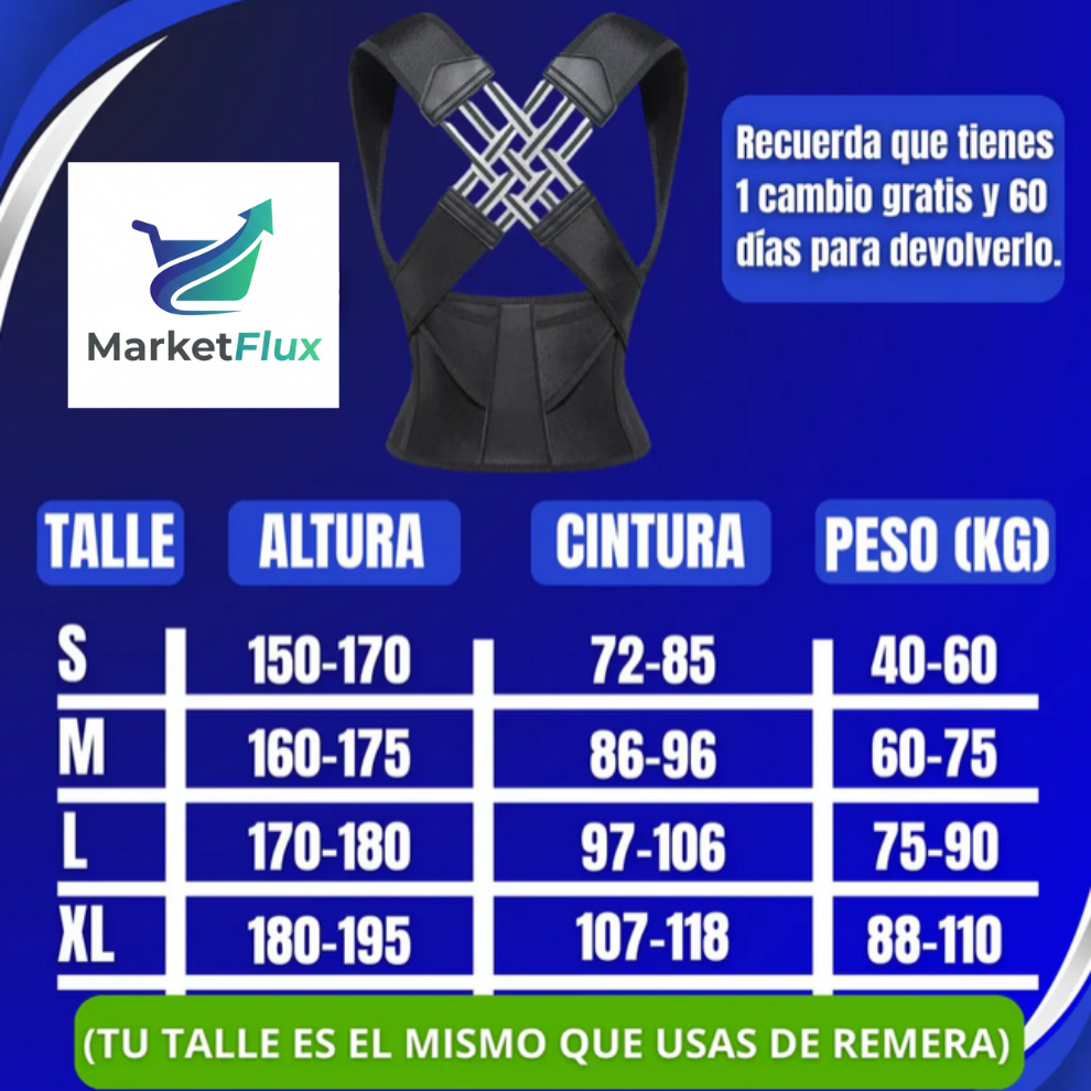 CorrectorPro® | CORRECTOR DE POSTURA PREMIUM